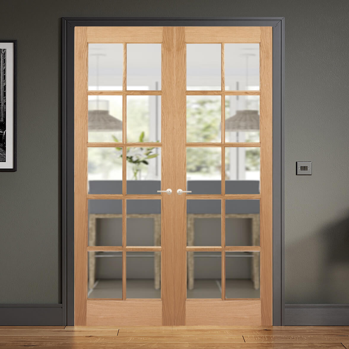 Buy Elegance SA 10L Clear Glazed Door Pair | Emerald Doors