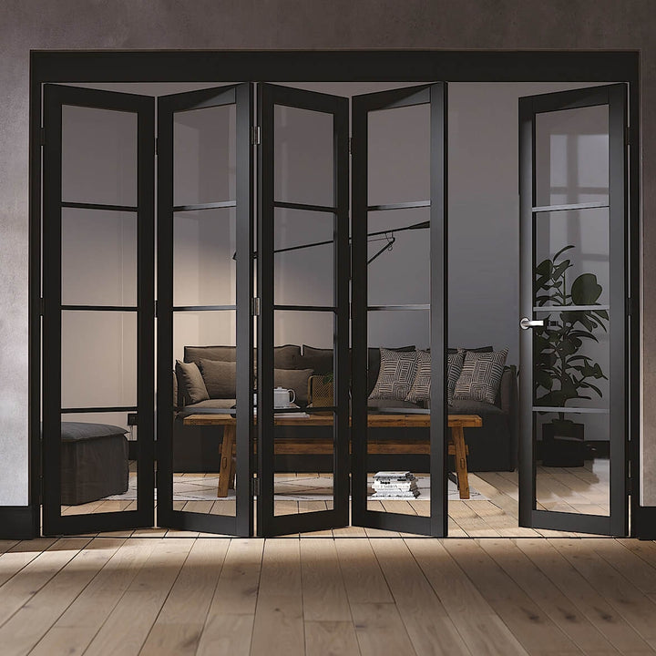 SOHO 5 DOOR INDUSTRIAL STYLE FOLDING DOORS