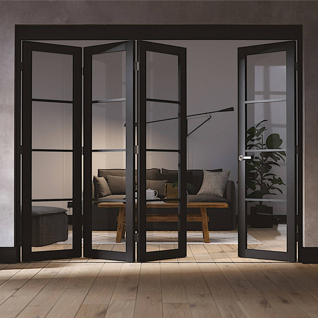 SOHO 4 DOOR INDUSTRIAL STYLE FOLDING DOORS