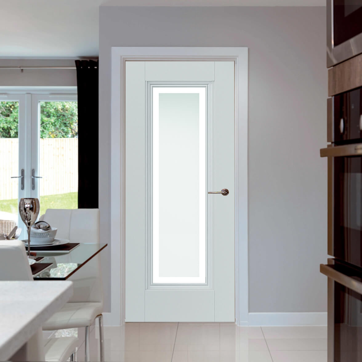 Belton Classic White Door with Obscure Glass | Belton White Internal ...