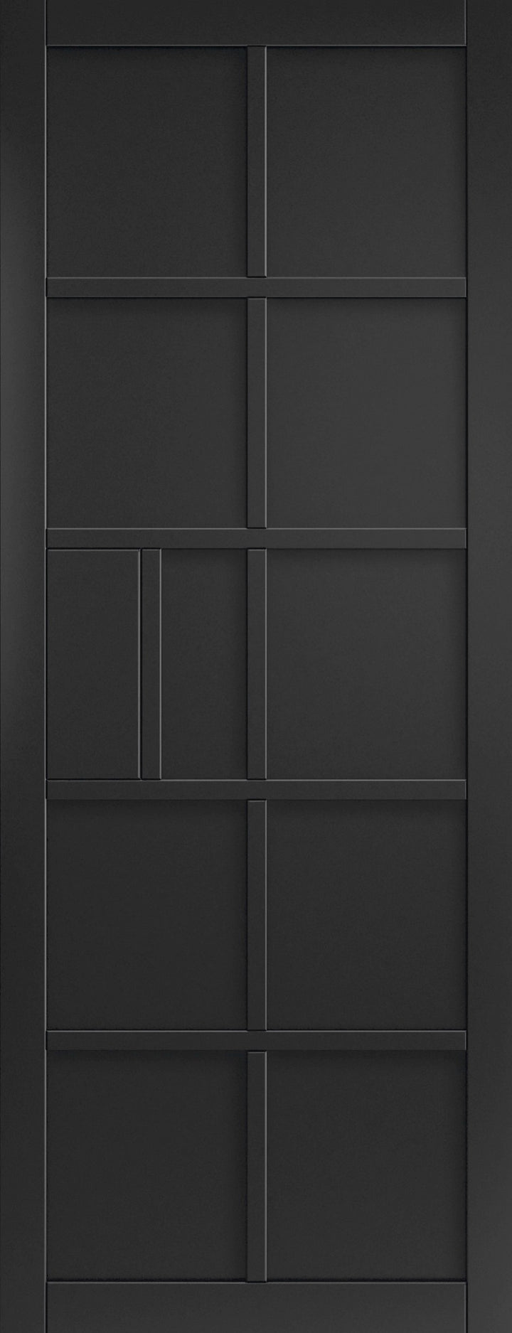 Plaza Black Industrial Style Pocket Door Set